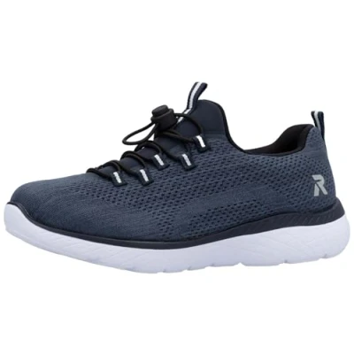 Afbeelding van Rieker Baskets basses M5069 pour femme, bleues, 42 EU, bleu, EU