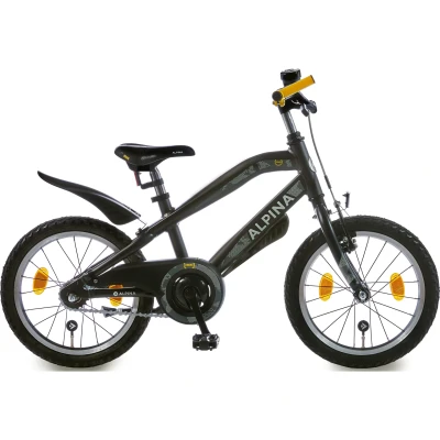 Afbeelding van Alpina Trial 16 Inch 2024 Jongens Kinderfiets Space Black Matt