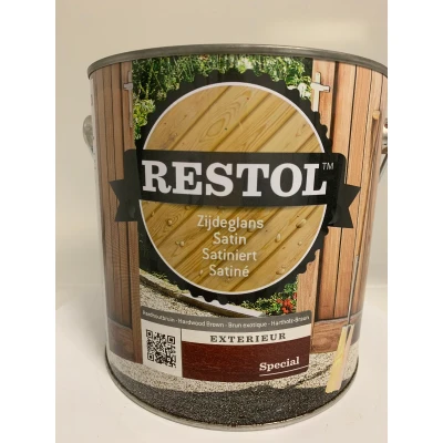 Afbeelding van Restol Houtolie Zijdeglans Tuinhoutgroen 2,5 liter