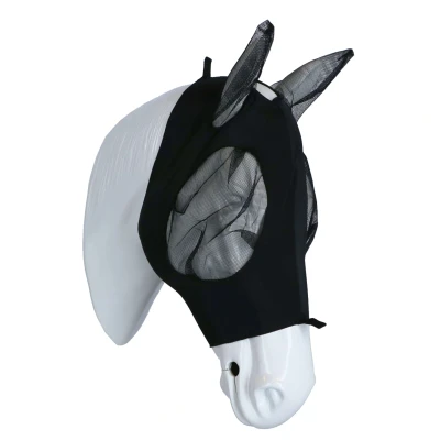 Afbeelding van Weatherbeeta Vliegenmasker Deluxe Stretch Bug met Oren Zwart