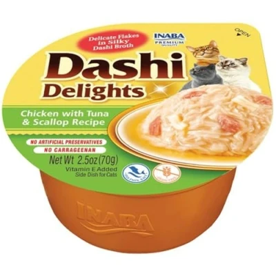 Afbeelding van Dashi Delights kat Kip met Tonijn &amp; sint jacobsschelp