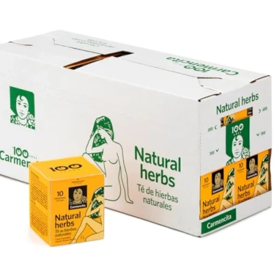 Image de Carmencita Natural Herbs Tea. Lot de 200 sachets thé individuels.
