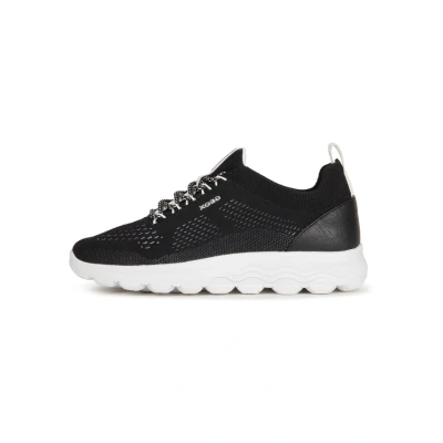 Afbeelding van Geox Spherica A Sneakers laag, Dames, Maat: 40, Schwarz Textiel