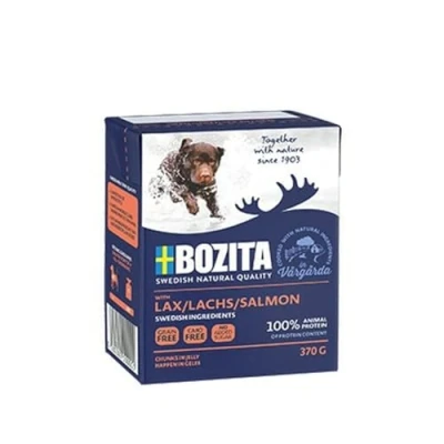 Afbeelding van Bozita Hapjes in Gelei 24 x 370 g Hondenvoer Zalm