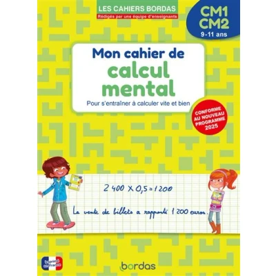 Image de Mon cahier de calcul mental CM1 CM2