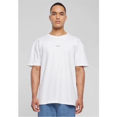 Afbeelding van Merchcode LOVE Heavy Oversized Tshirt print, Heren, Maat: Large, White