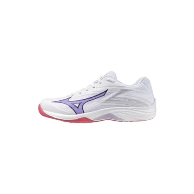 Afbeelding van Mizuno THUNDER BLADE Z Volleybalschoenen Wit/VioletIndigo/CamelliaRos Dames Maat 38