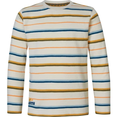 Afbeelding van Noppies Tee Houssen long sleeve stripe Jongens T shirt Maat 104