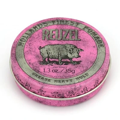 Afbeelding van Reuzel Grease Heavy Hold Roze 35g