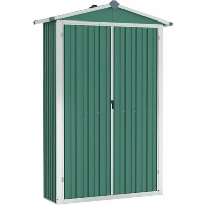 Afbeelding van Tuinschuur 116x45x175 cm gegalvaniseerd staal groen