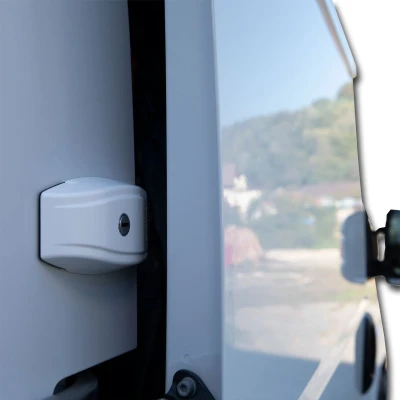 Afbeelding van HEOSolution HEOSafe Van Security Veiligheidsslot Wit Per 2 Stuks Beveiliging