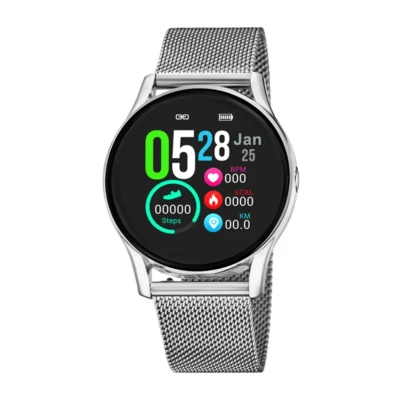 Afbeelding van Lotus Smartime horloge mensen Zilver diameter 40 mm roestvrij staal