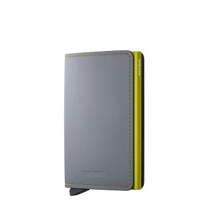 Afbeelding van Secrid Miniwallet Matte grey &amp; lime