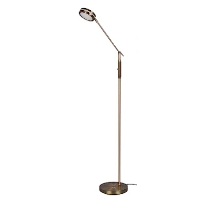 Afbeelding van Trio Franklin Staande leeslamp Brons