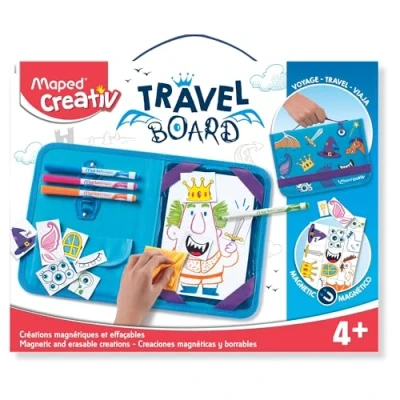 Afbeelding van Tekenset Maped Travel Board 20 Onderdelen