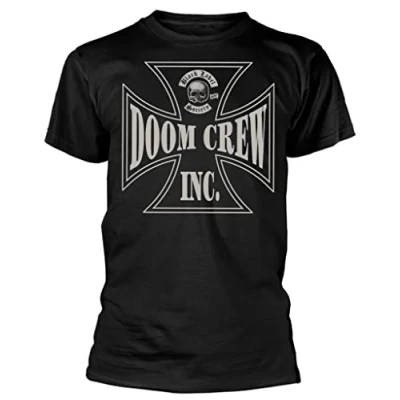 Afbeelding van Razamataz Black Label Society Doom Crew T shirt zwart, zwart.