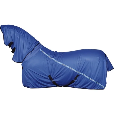 Afbeelding van Harry&#039;s Horse Vliegendeken Mesh Pro Neck blauw 130/175