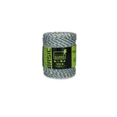 Afbeelding van ZoneGuard 3 mm Basic afrasteringsdraad Wit 400 m
