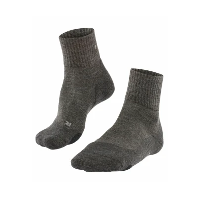 Afbeelding van Falke TK2 Wool Short Wandelsok Heren Donkergrijs Maat 44/45