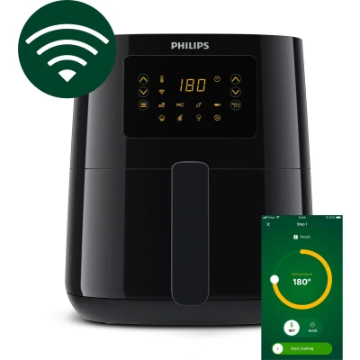 Afbeelding van Philips Airfryer Hd9255/90 Connected 4,1 L 1400 W Zwart