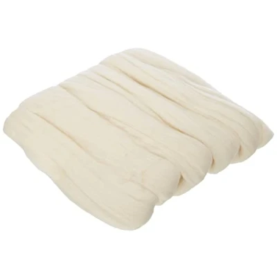 Afbeelding van Rayher Merino gekaarde wol, wit, 50 g