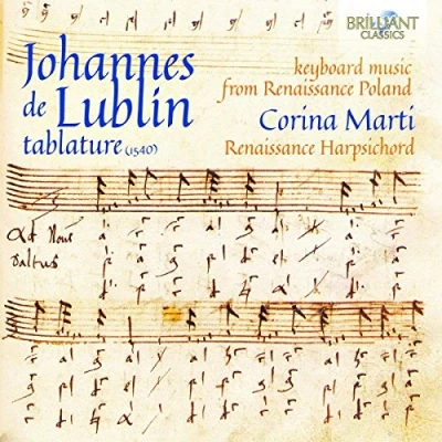 Afbeelding van Corina Marti Johannes De Lublin Tablature: Keyboard Music From (CD)