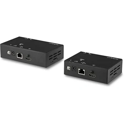 Afbeelding van StarTech.com HDMI Over Cat6 Ethernet extender 4K 60Hz tot 30m Power Cable 70 m Video /audio /infrarooduitbreider maximaal TAA Compliant