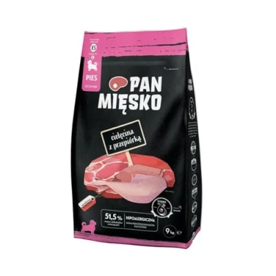 Afbeelding van 9kg Pan Mięsko XS Puppy Kalf met Kwartel droogvoer voor honden