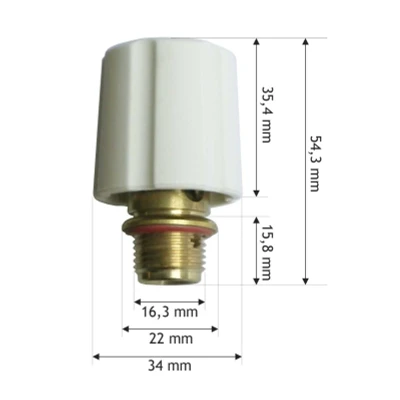 Image de Laurastar Bouchon de remplissage blanc 1050003750