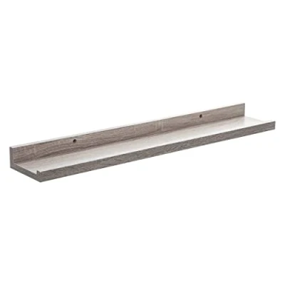 Afbeelding van Five foto wandplank Fixy beige eiken hout look 58 x 10 4 cm