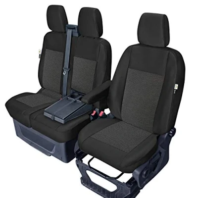 Afbeelding van Op maat gemaakte stoelhoezen voor Ford Transit Custom vanaf 2012 en 2018 Stoffen hoezen