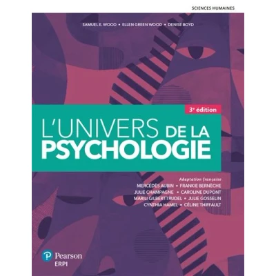 Image de L&#039;univers de la psychologie 3e édition