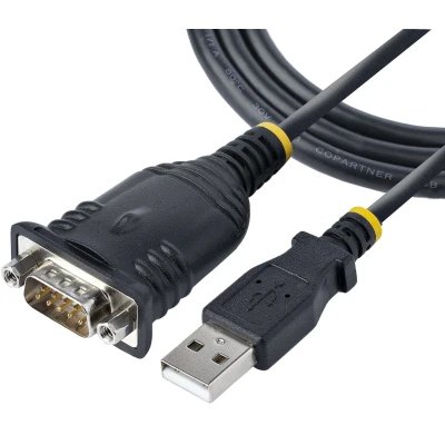 Afbeelding van Kabel USB naar Seriële Poort Startech 1P3FP SERIAL Zwart
