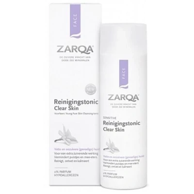 Afbeelding van Zarqa Sensitive Face Reinigingstonic Clear Skin 200ML