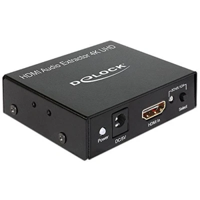 Image de Delock 62692 Adaptateur Hdmi Vers Avec Audio Extractor 4 K