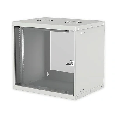 Afbeelding van Intellinet Basic Line 9HE 19inch wandkast (b x h d) 540 487 560 mm 9 HE Grijs wit (RAL 7035)