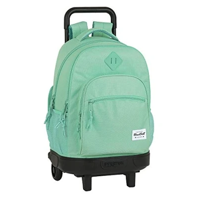 Afbeelding van Schoolrugzak met Wielen Compact BlackFit8 M918 Turkoois 33 X 45 22 cm
