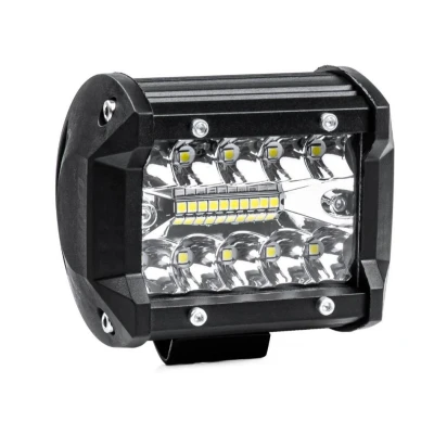 Afbeelding van AMiO Krachtige Werklamp Verstraler Spot Rond Diverse Toepassingen (20 LED 9 36v) 6000K Wit