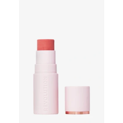 Afbeelding van Makeup Revolution SKIN SILK Marble Blush Stick Rouge, Maat: 4.5 g, Peachy pink