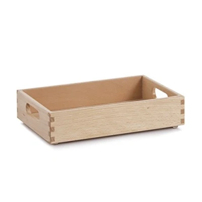 Afbeelding van Zeller Storage Box, beech lacquared