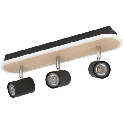 Afbeelding van EGLO Rimbocchi Spot LED 46 cm ZwartBruin Dimbaar Lichtscenario&#039;s