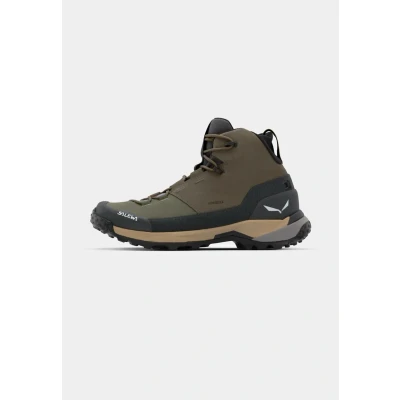 Afbeelding van Salewa PUEZ Leather MID PTX M, Cordon élastique en onyx, 46 EU