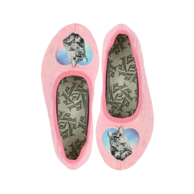 Afbeelding van Beck Gymnastik MIEZ Ballerina&#039;s voor kinderen, Maat: 27, Rosa Katoen