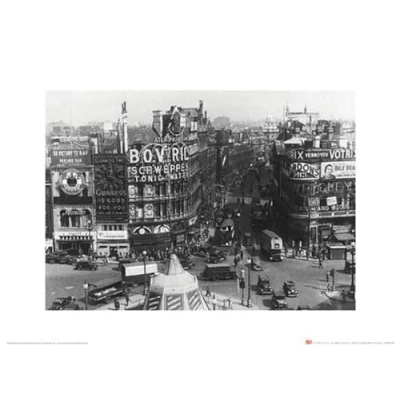 Afbeelding van Kunstdruk Time Life Piccadilly Circus London 1942 30x40cm