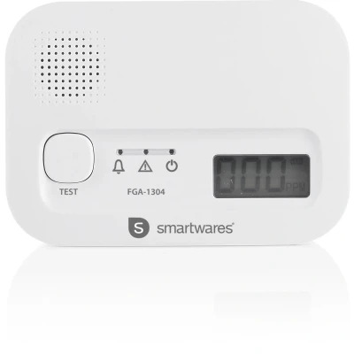 Afbeelding van Smartwares Fga 13041 Koolmonoxidemelder Wit
