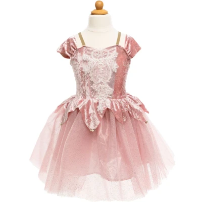 Afbeelding van Great Pretenders Verkleedkledij Ballerina jurk Dusty Rose 5 6Y