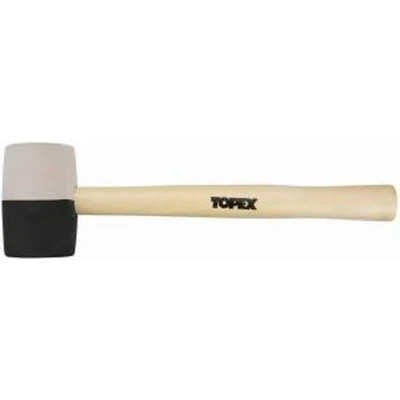 Afbeelding van TOPEX 02A354 Rubberen hamer 338 Hout (hickory)