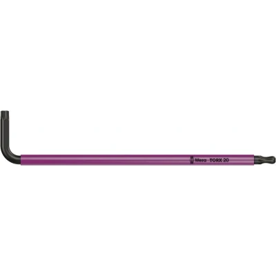 Afbeelding van Wera 05024354001 BlackLaser Multicolour Stiftsleutel met kogelkop Torx T20 x 96mm