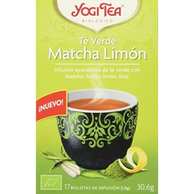 Afbeelding van Yogi Tea Té Verde Matcha Limón Infusión 17 X 1,8 G
