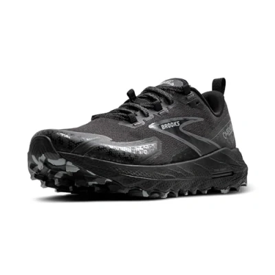 Afbeelding van Brooks Cascadia 18 Trail hardloopschoenen, Heren, Maat: 43, Black blackened pearl grey Textiel